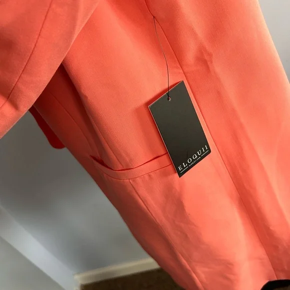 Eloquii Coral Blazer - Picture 7 of 16